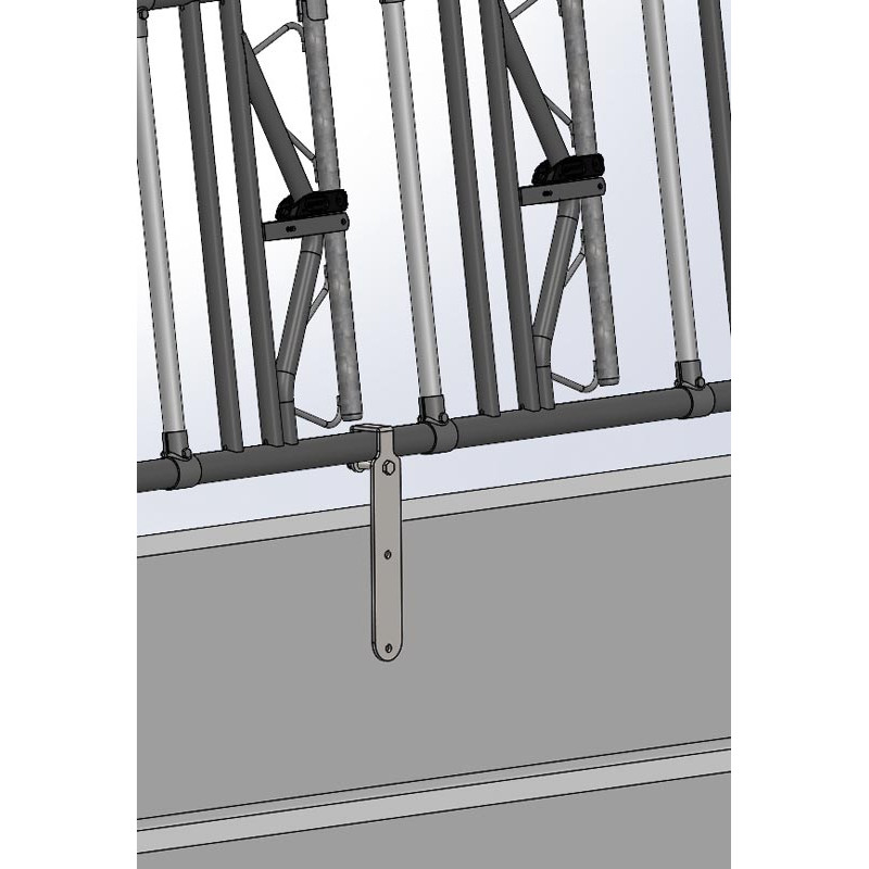 Zwischenverstärkung auf Barenwand für Selbstfangfressgitter Zwischenverstärkung auf Barenwand für Selbstfangfressgitter