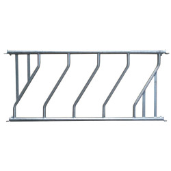 Diagonalfressgitter - 2,50 m/4 Plätze