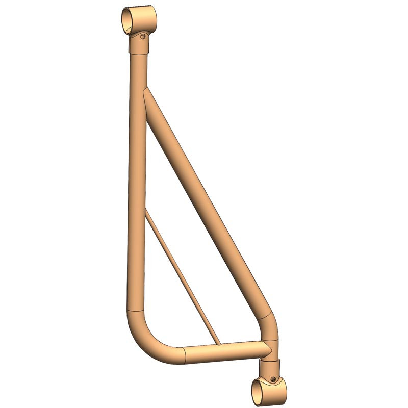 Anfang/Endstücke für Diagonalfressgitter als Bausatz