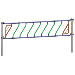 Anfang/Endstücke für Diagonalfressgitter als Bausatz
