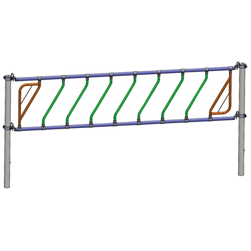 Anfang/Endstücke für Diagonalfressgitter als Bausatz