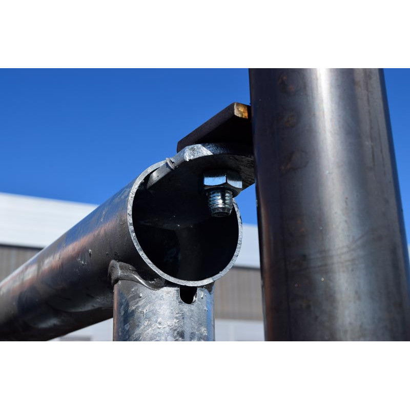 4 m Ø 76 mm 3-rohriger Nackenriegel mit Schnellverschluss