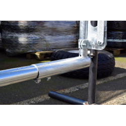 4 m Ø 76 mm 3-rohriger Nackenriegel mit Schnellverschluss