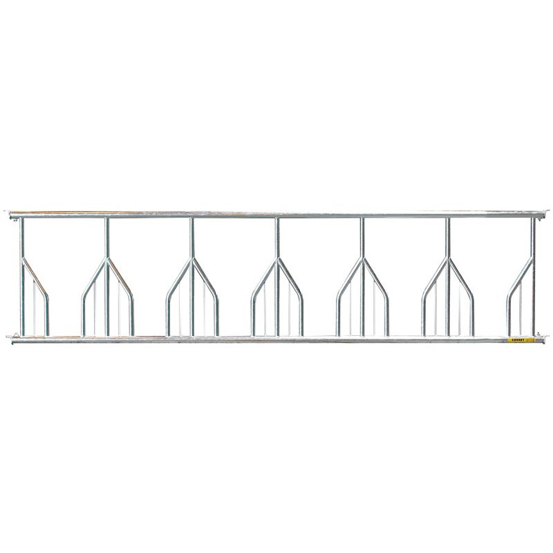 Fressgitter mit Palisadengittern - 4 m/6 Plätze
