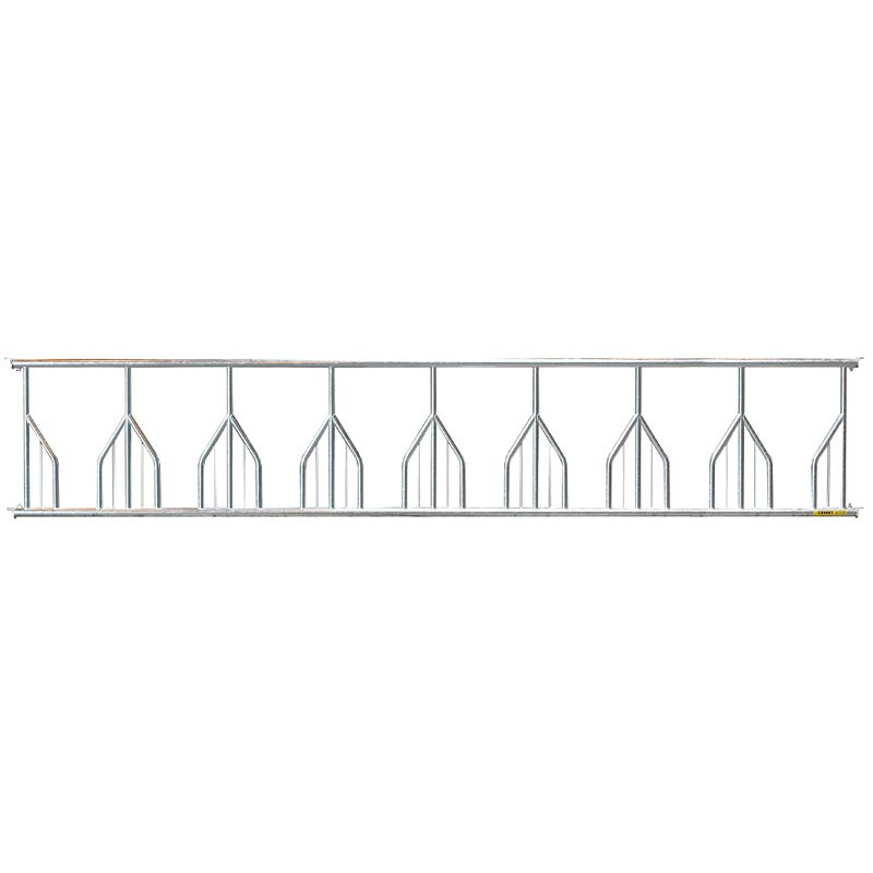 Fressgitter mit Palisadengittern - 6 m/8 Plätze