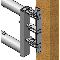 2-rohriger Ø 88 mm Nackenriegel  - 6 m