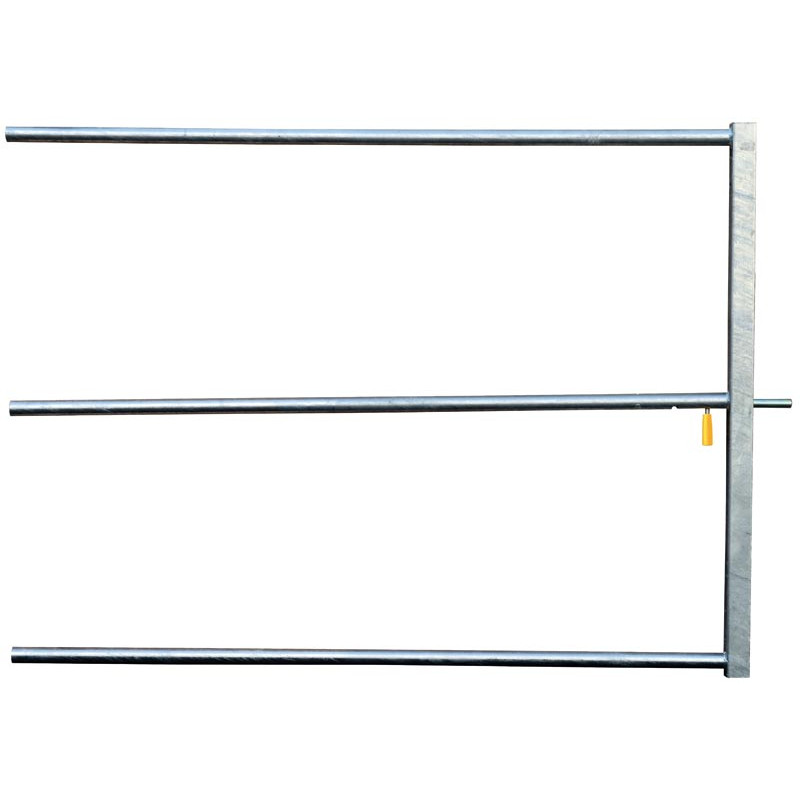 Ø 48,3 mm 3-rohriges Einschubteil mit 1 automatischen Easylock Riegel Ø 48,3 mm 3-rohriges Einschubteil mit 1 automatischen Easylock Riegel