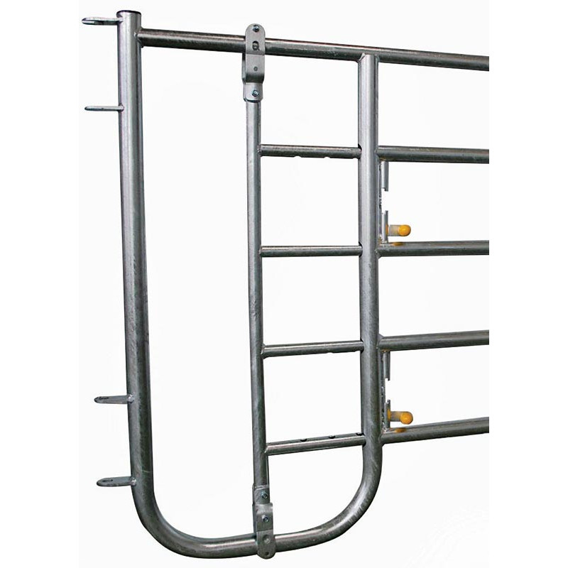 5-rohriges Einschubteil als Personendurchgang oder Kälberschlupf