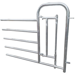 5-rohriges Einschubteil als Personendurchgang mit kleiner Tür 5-rohriges Einschubteil als Personendurchgang mit kleiner Tür