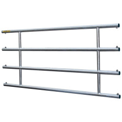 1 m 4-rohriges ausziehbares Modul für Gitter