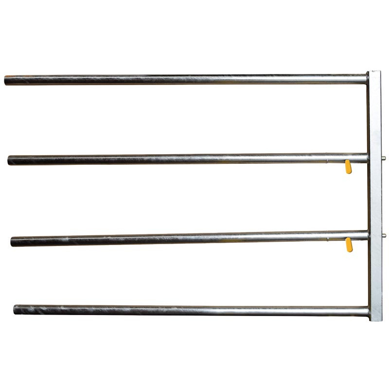 Ø 48,3 mm 4-rohriges Einschubteil mit 2 automatischen Easylock Riegeln Ø 48,3 mm 4-rohriges Einschubteil mit 2 automatischen Easylock Riegeln