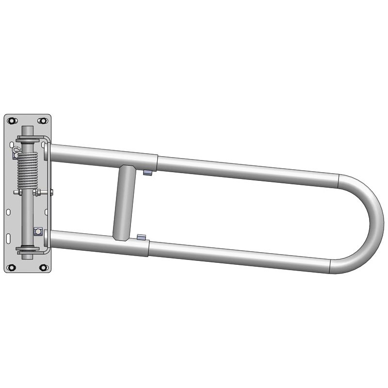 Ausziehbare 2-rohrige Rücklaufsperre für Tierdurchgang oder Treibgang