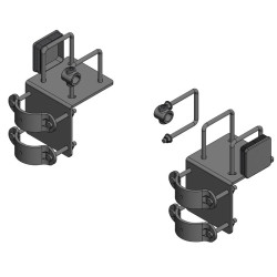 Montage und Endarbeit einzelnes Finger-Gate Set