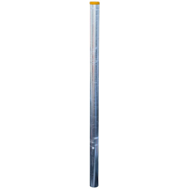 Ø 102 mm Pfosten ohne Befestigungen zum Einbetonieren - H. 2,13 m - Wandstärke 4 mm