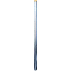 Ø 102 mm Pfosten ohne Befestigungen zum Einbetonieren - H. 2,51 m - Wandstärke 4 mm