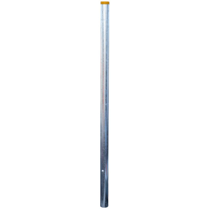 Ø 102 mm Pfosten ohne Befestigungen zum Einbetonieren - H. 2,51 m - Wandstärke 4 mm