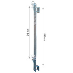 Befestigungsschiene mit Laschen