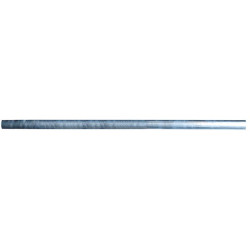 Feuerverzinkte Metallstange, Länge 6 m x Ø 76,1 mm