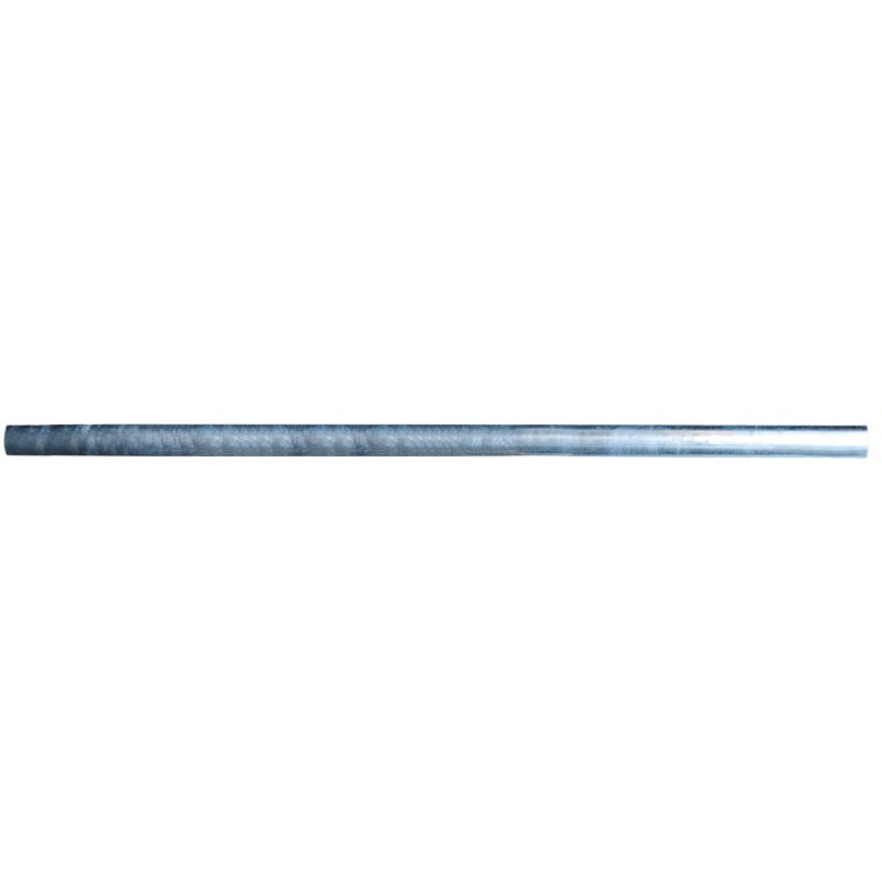 Feuerverzinkte Metallstange, Länge 6 m x Ø 76,1 mm