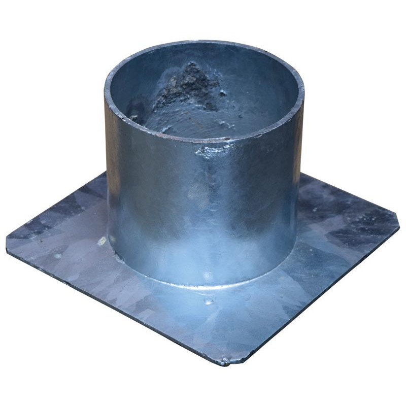 „ISOPROTEC“ Deckel für Bodenhülse, für runden Pfosten