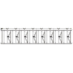 Komfort SR Selbstfangfressgitter - 5,40 m/8 Plätze