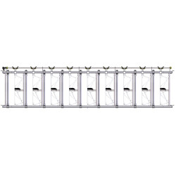 Komfort SR Selbstfangfressgitter - 5 m/9 Plätze