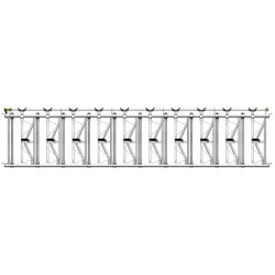 Komfort SR Selbstfangfressgitter - 5,40 m/10 Plätze
