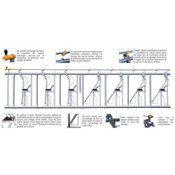Komfort LR Selbstfangfressgitter - 1 m/1 Platz Komfort LR Selbstfangfressgitter - 1 m/1 Platz