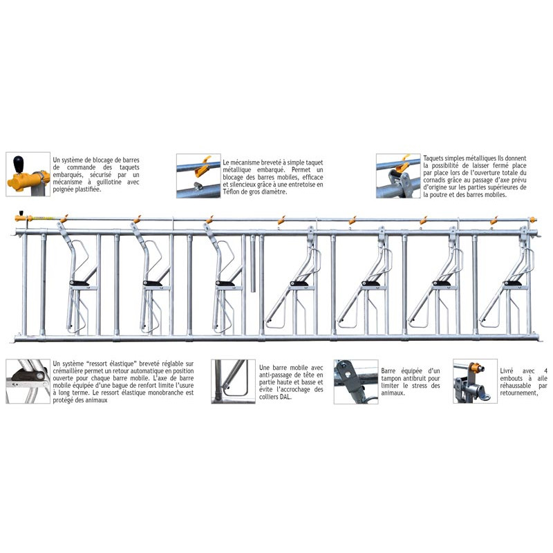 Komfort LR Selbstfangfressgitter - 1 m/1 Platz Komfort LR Selbstfangfressgitter - 1 m/1 Platz