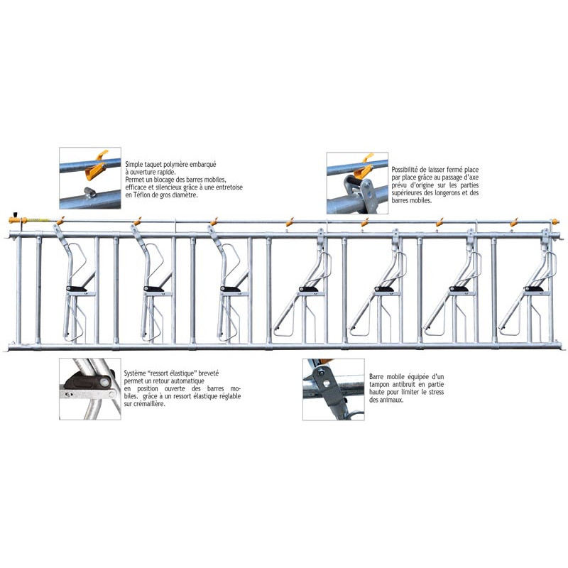 Komfort LR Selbstfangfressgitter - 4 m/5 Plätze Komfort LR Selbstfangfressgitter - 4 m/5 Plätze