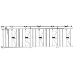 Komfort SRS Selbstfangfressgitter - 4 m/5 Plätze