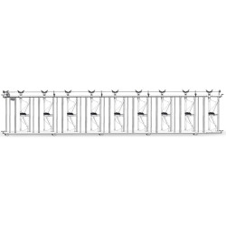 Komfort SRS Selbstfangfressgitter - 6 m/9 Plätze