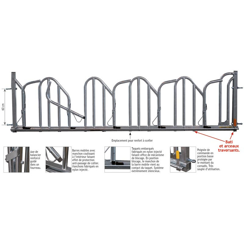 PRO Schwedengitter - 4 m/5 Plätze PRO Schwedengitter - 4 m/5 Plätze
