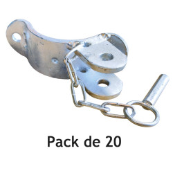 Ø 76 mm 1/2 Schelle - 1 Richtung