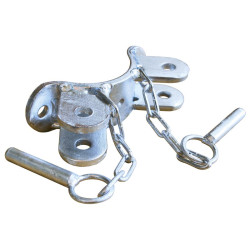 Ø 76 mm 1/2 Schelle - 2 Richtungen im Winkel