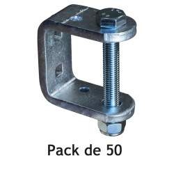 Vielseitige Wandbefestigung - Pack von 50 Stück