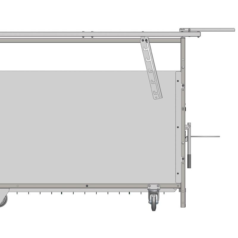 Faltbares Verdeck für PRO- und STANDARD-Rollkälberboxdächer