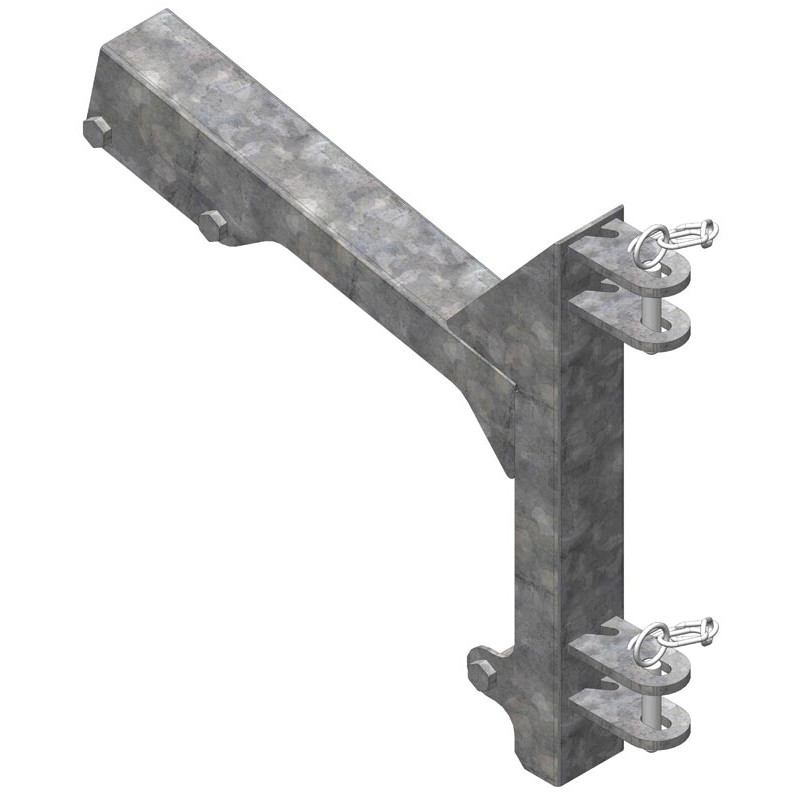 2-rohriger ausziehbarer Nackenriegel Träger für „Pazifik/Wohlfühl/Monofuß/Superkomfort/Europa“ Liegeboxenbügel