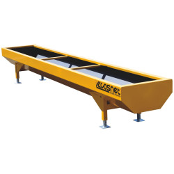 Lackierter verstärkter Trog 3 x 0,60 m