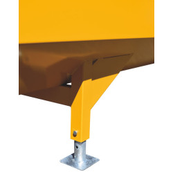 Extrabreiter lackierter verstärkter Trog 5 x 1 m 