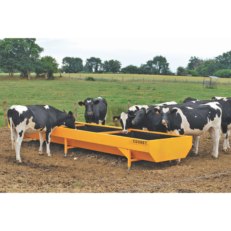 Extrabreiter lackierter verstärkter Trog 5 x 1 m 