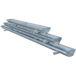 Tröge für kleine Tiere - 2,45 x 0,33 m