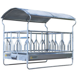 RDTLS II doppelte Futterraufe mit Fressgittern