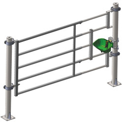 Ø 34 mm Einschubteil mit Tränke/Säule Ausnehmung Ø 34 mm Einschubteil mit Tränke/Säule Ausnehmung
