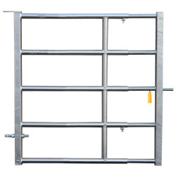 1.10/2 m Ø 42,4 mm ausziehbare Weidetore mit 1 Riegel