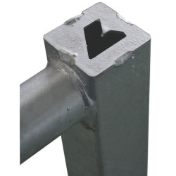 3/4 m Ø 42,4 mm ausziehbare Weidetore mit 1 Riegel 3/4 m Ø 42,4 mm ausziehbare Weidetore mit 1 Riegel