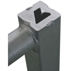 2/3 m Ø 42,4/35 mm ausziehbare Weidetore mit 1 Riegel 2/3 m Ø 42,4/35 mm ausziehbare Weidetore mit 1 Riegel