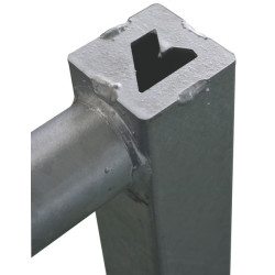 3/4 m ausziehbares 7-rohrige Tor