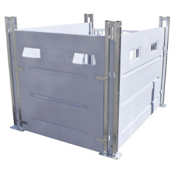 Rückwand aus kunststoff für Hygiene PRO kälberbox GA