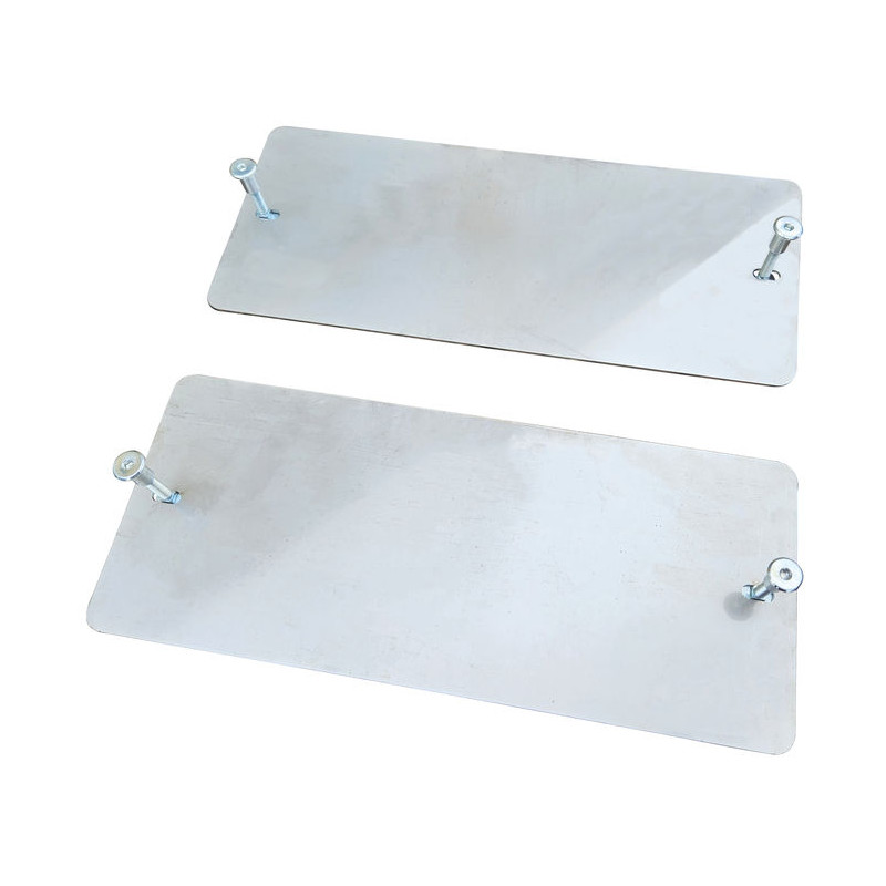 Edelstahl-Schliebplatten für seitenwand aus kunststoff